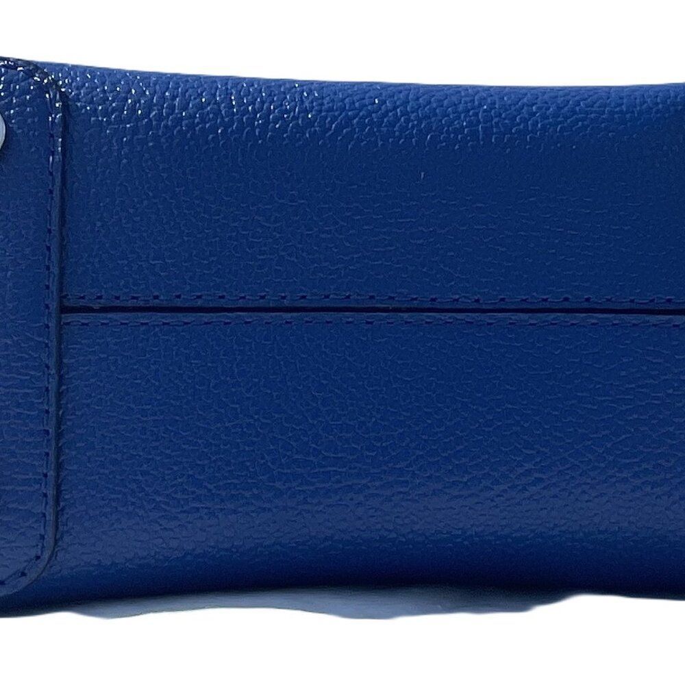 Michael Kors Leather Sapphire Small Mae Messenger Bag - Picture 8 of 12